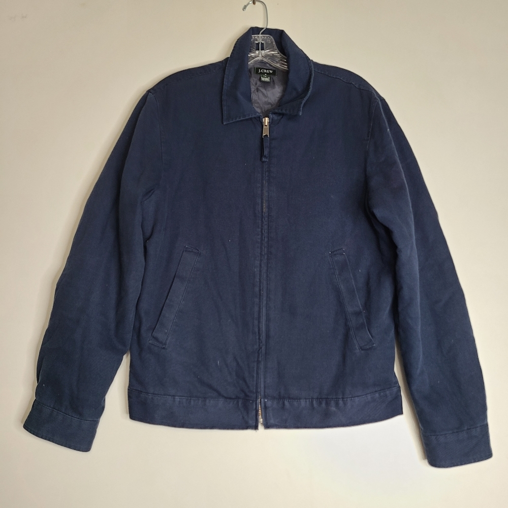 J crew Mens Blue  bomber jacket Vintage sz Small